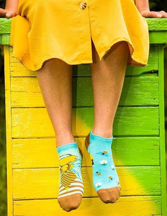 Bienen Socken, Sneakersocken, Motivsocken oder weitere Themensocken auf Sockeläuft.de