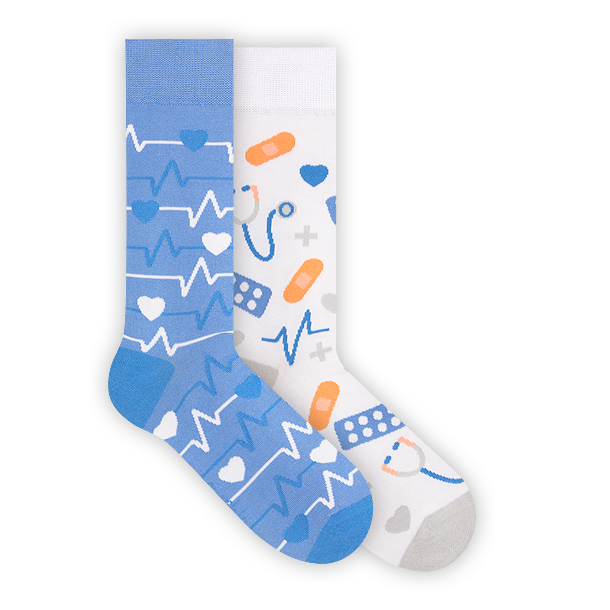 Arztsocken, Doktor Socken, Motivsocken oder weitere Themensocken auf Sockeläuft.de