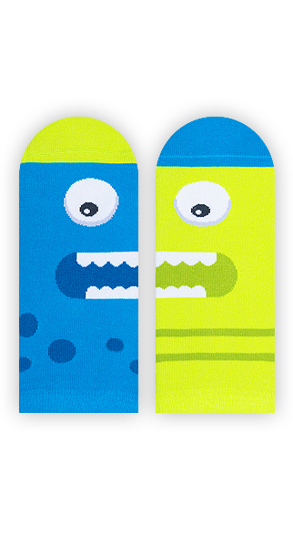 Sneakersocken, Sneakers mit Monstern, Halloween Socken, Motivsocken, Themensocken.