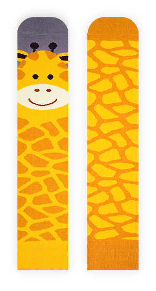 Giraffen Socken, Socken mit Tiermotiven, Themensocken, Motivsocken, Geschenkidee für die Freundin.
