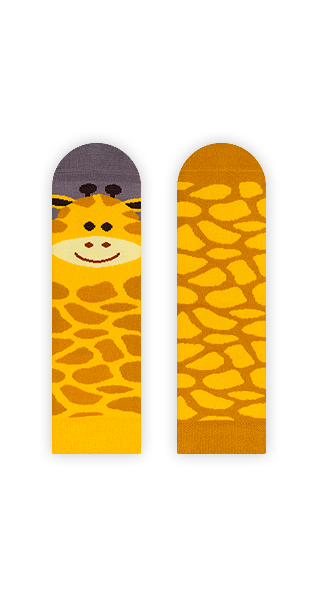 Kindersocken, Giraffen Socken für Kinder, Motivsocken für Kinder.
