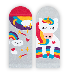 Sneakersocken, Einhorn Sneakersocken, Motivsocken, Themensocken.