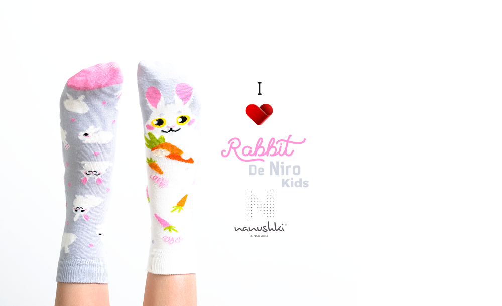 Kindersocken, Hasen Socken für Kinder, Motivsocken für Kinder.