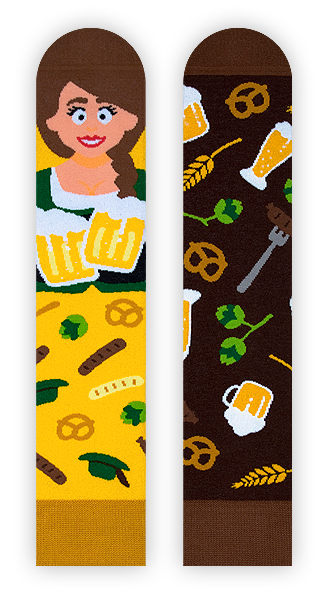 Bier Socken, Oktoberfest Socken, Motivsocken, Themensocken, Geschenkidee für Biertrinkerin.
