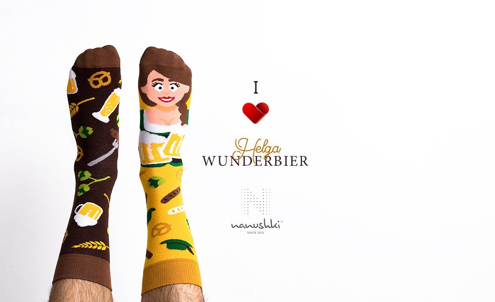 Bier Socken, Oktoberfest Socken, Motivsocken, Themensocken, Geschenkidee für Biertrinkerin.