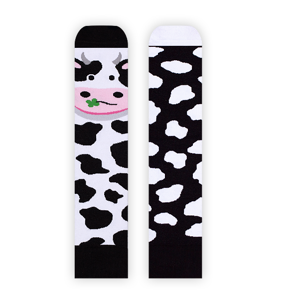 Kuhsocken, Socken mit Tiermotiven, Themensocken, Motivsocken, Geschenkidee für Landwirtin.