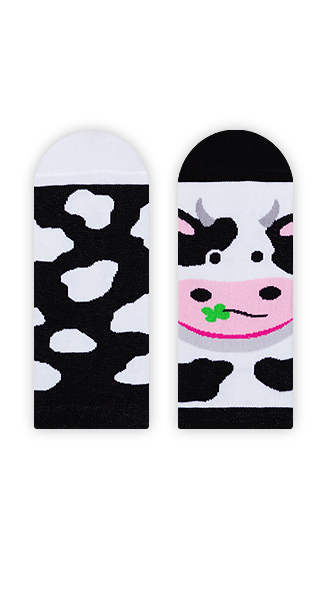 Sneakersocken, Kuh Sneakersocken, Motivsocken, Themensocken.