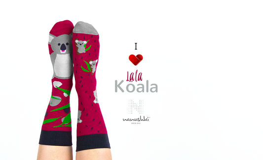 Kolala Socken, Socken mit Tiermotiven, Themensocken, Motivsocken, Geschenkidee für die Freundin.