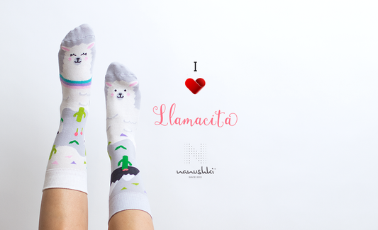 Lama Socken, Socken mit Tiermotiven, Themensocken, Motivsocken, Geschenkidee für die Freundin.