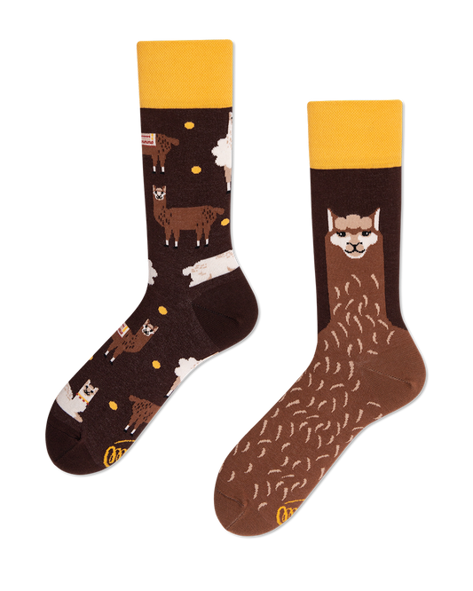 Alpaka Socken, Lama Socken, Motivsocken oder weitere Socken mit Tiermotiven auf Sockeläuft.de
