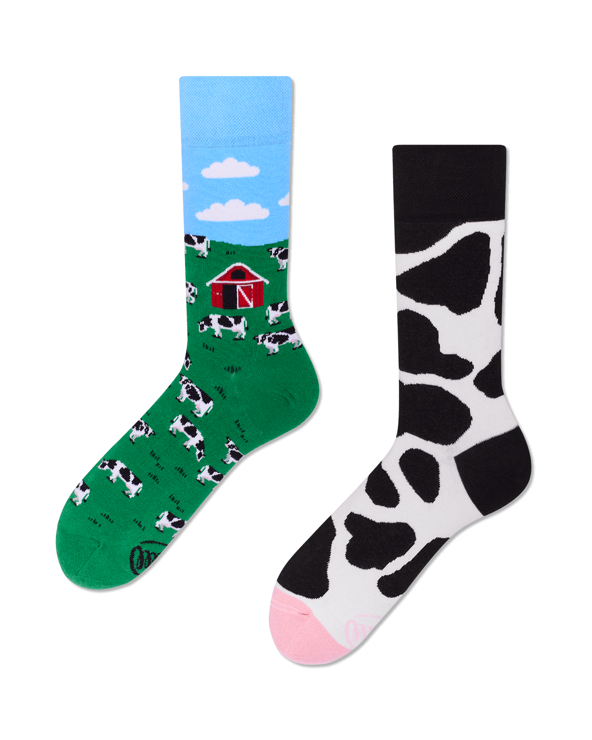 Kuh Socken, Socken mit Tiermotiven, Motivsocken auf Sockeläuft.de