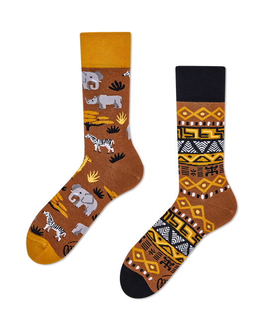 Afrika Socken, Motivsocken oder weitere Socken mit Tiermotiven auf Sockeläuft.de