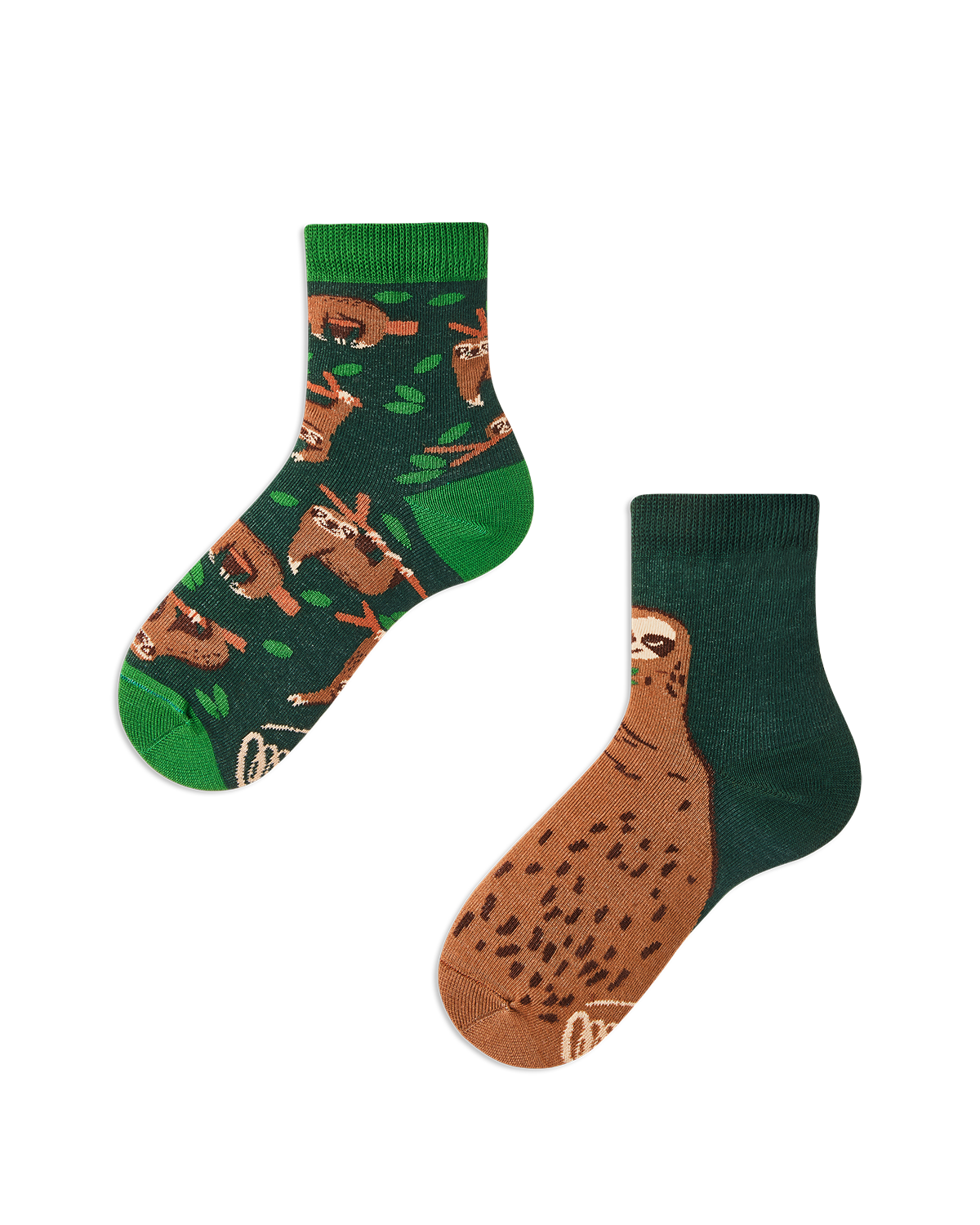 Faultier Kindersocken, Motivsocken für Kinder, Geschenkidee für Jungs und Mädchen.