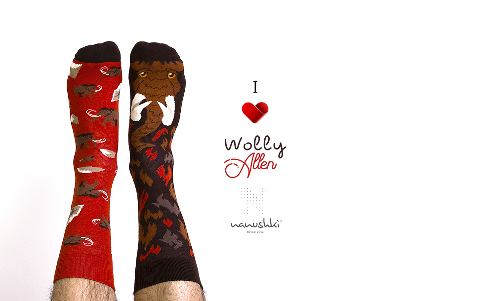 Mammut Socken, Socken mit Tiermotiven, Themensocken, Motivsocken, Geschenk für Tierpfleger oder Tierartz.