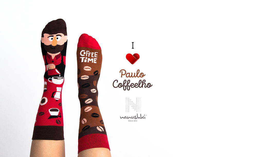 Kaffee Socken, Barista Socken, Motivsocken, Berufssocken, Themensocken, Geschenkidee für Barista.