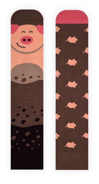 Schweine Socken, Socken mit Tiermotiven, Themensocken, Motivsocken, Geschenkidee für Landwirtin.