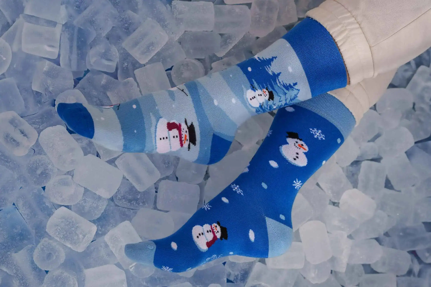 Schneemann Socken, Weihnachtssocken, Motivsocken, bunte Socken, Geschenkidee zu Weihnachten