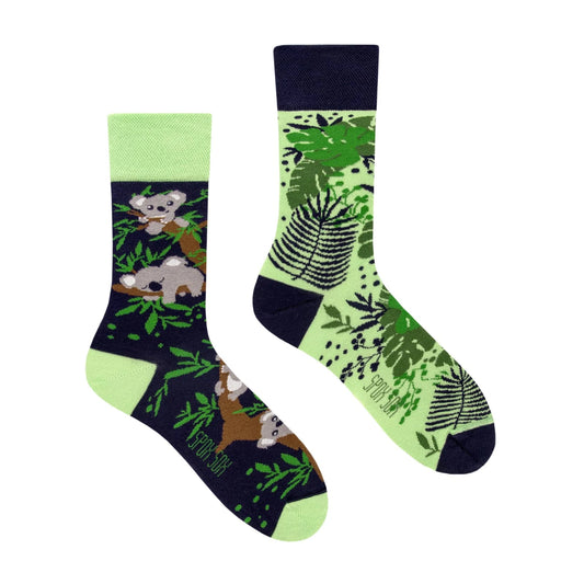 Koalabär Socken, Koala Socken, Motivsocken, bunte Socken, Geschenkidee für Tierpflegerin.