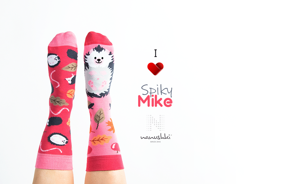 Igel Socken, Socken mit Tiermotiven, Themensocken, Motivsocken, Geschenkidee für die Freundin.