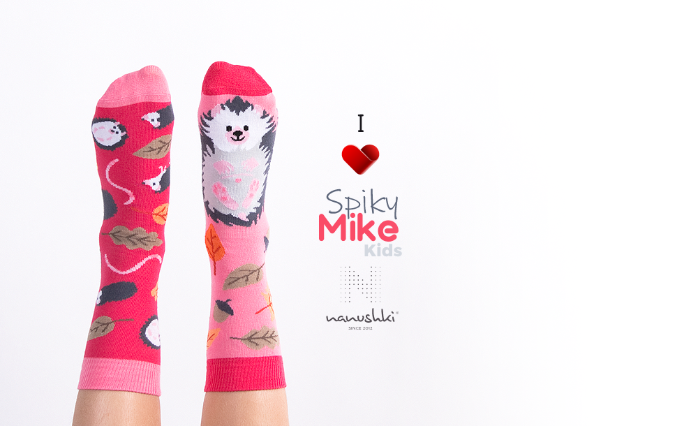 Kindersocken, Igel Socken für Kinder, Motivsocken für Kinder.