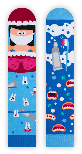 Zahnärztin Socken, Zahnarzt Socken, Motivsocken, Berufssocken, Themensocken, Geschenk für Zahnärztin.