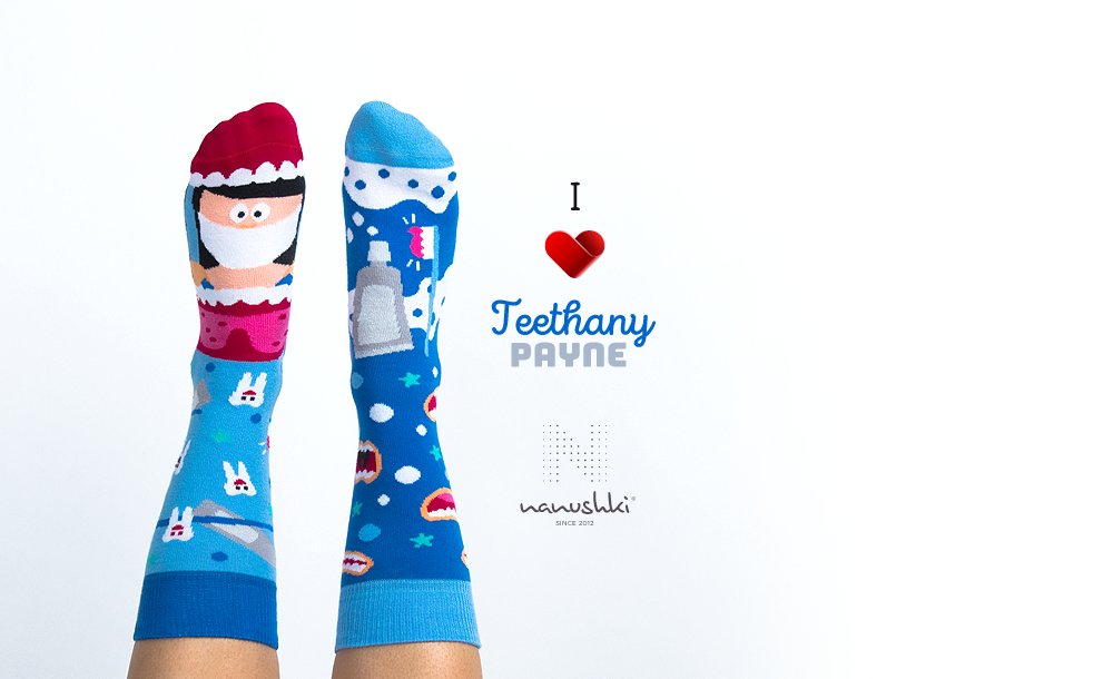 Zahnärztin Socken, Zahnarzt Socken, Motivsocken, Berufssocken, Themensocken, Geschenk für Zahnärztin.