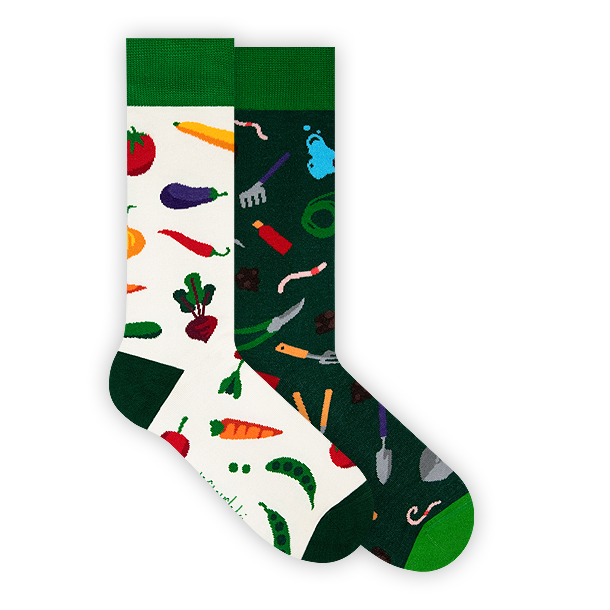 Gärtner Socken, Gärtnerin Socken, Themensocken, Berufssocken, Motivsocken, Geschenkidee für Gärtner und Gärtnerin.