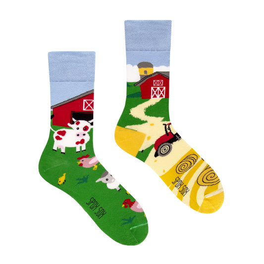 Famer Socken, Traktor Socken, Motivsocken, bunte Socken, Geschenkidee für Landwirt.