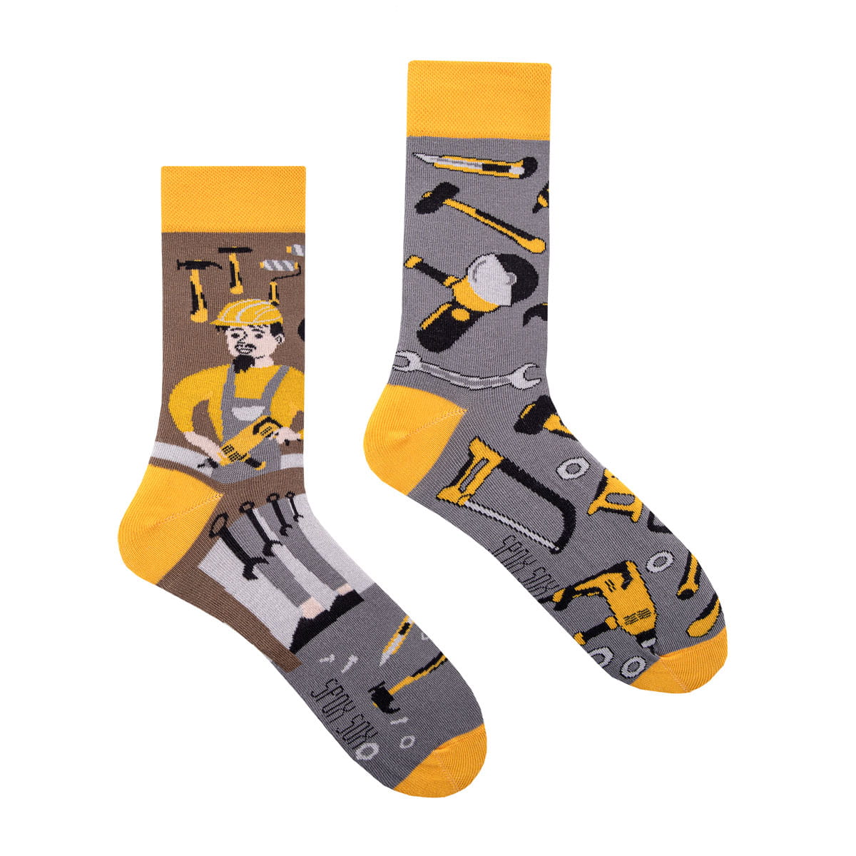 Handwerker Socken, Motivsocken, bunte Socken, Geschenkidee für Handwerker.
