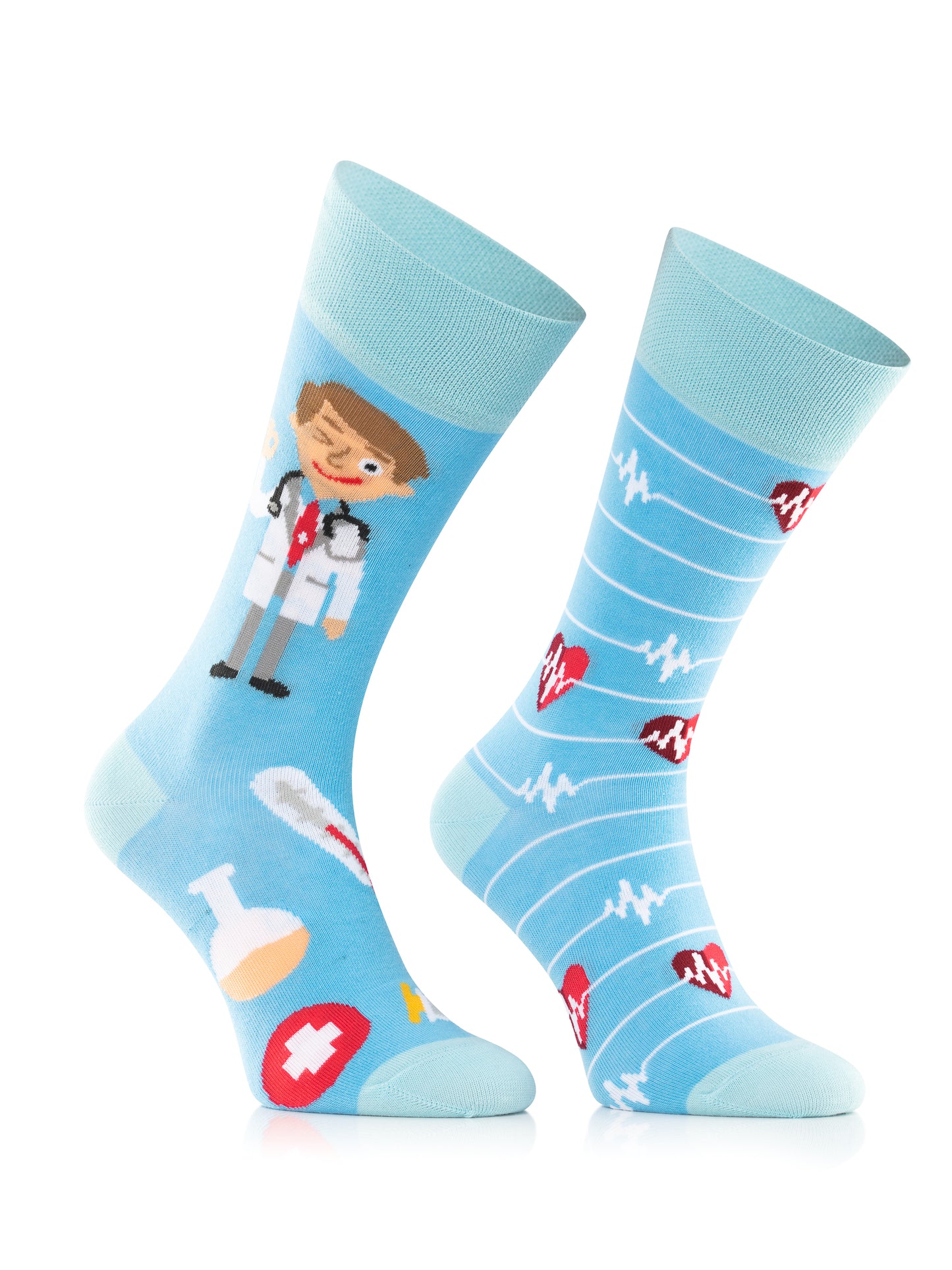 Arztsocken, Doktor Socken, Motivsocken oder weitere Themensocken auf Sockeläuft.de