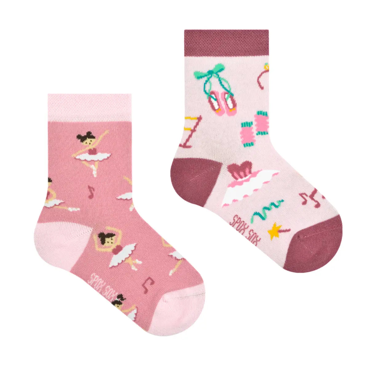 Ballerina Kindersocken, Motivsocken für Kinder, Geschenkidee für Mädchen.