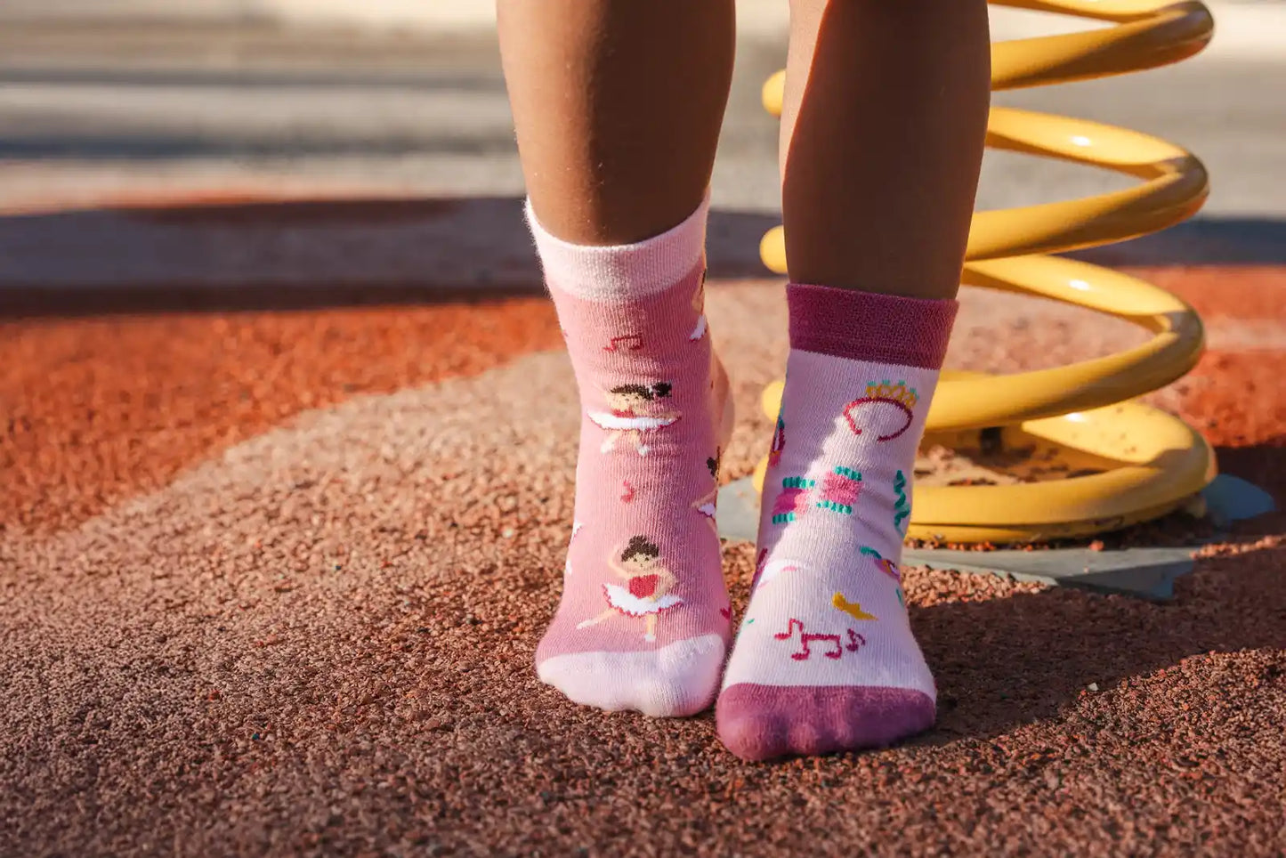 Ballerina Kindersocken, Motivsocken für Kinder, Geschenkidee für Mädchen.
