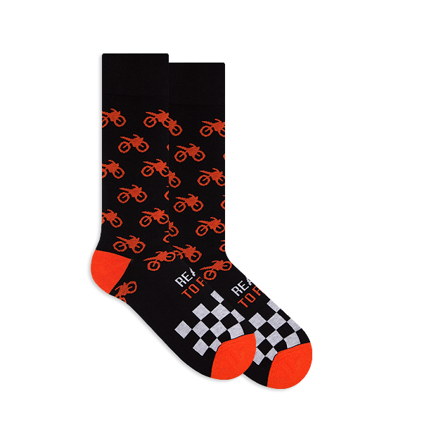 Motorrad Socken, Motocross Socken, Themensocken, Motivsocken, Geschenkidee für Biker