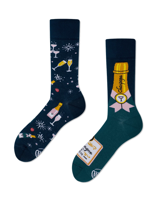 Champagner Socken, Motivsocken oder weitere Themensocken auf Sockeläuft.de