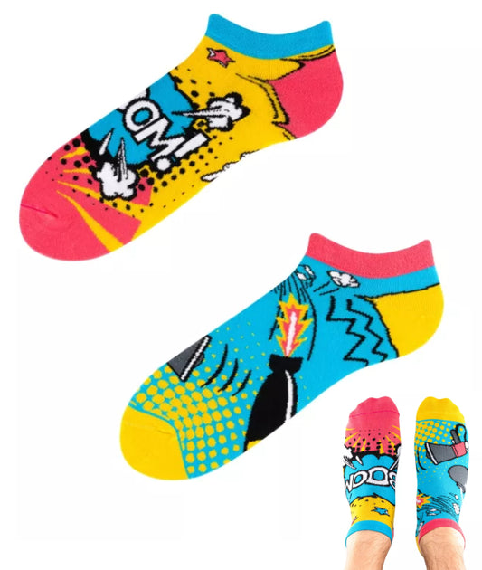 Comic Socken, Sneakersocken, Motivsocken oder weitere Themensocken auf Sockeläuft.de