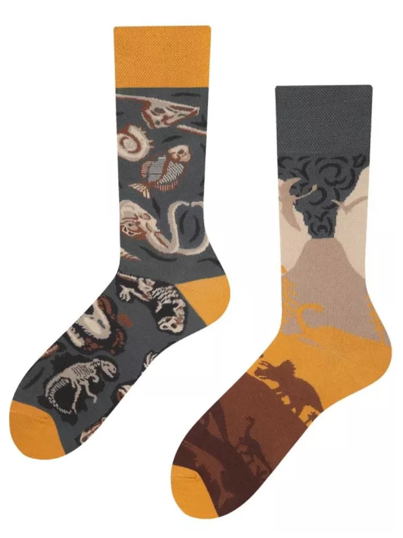 Dino Socken, Motivsocken oder weitere Themensocken auf Sockeläuft.de