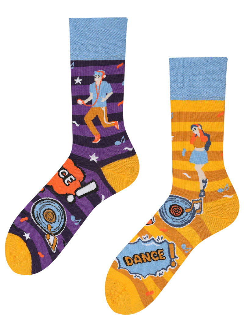 Disco Socken, Tanz Socken, Motivsocken oder weitere Themensocken auf Sockeläuft.de