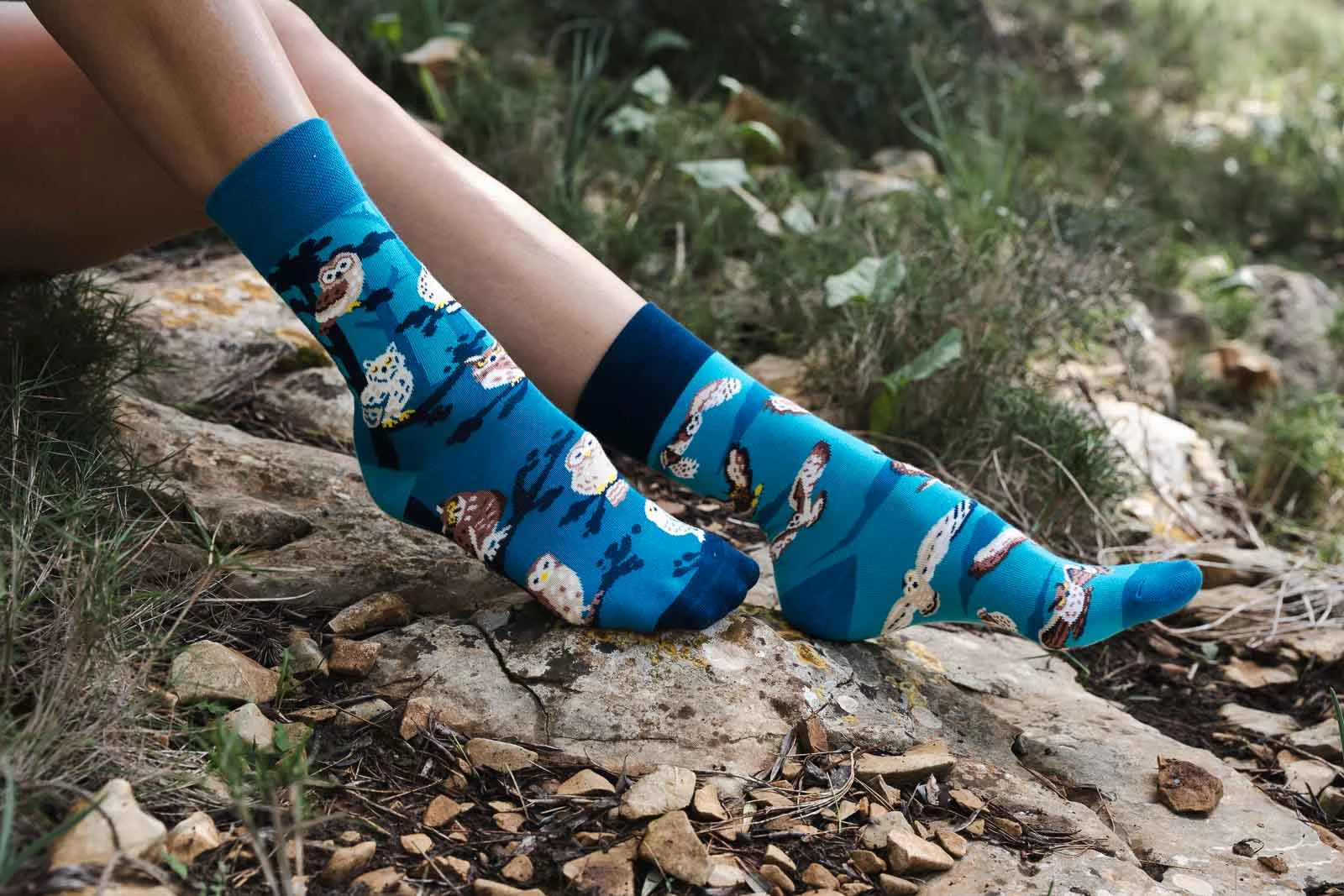 Eule Socken, Motivsocken oder weitere Themensocken auf Sockeläuft.de