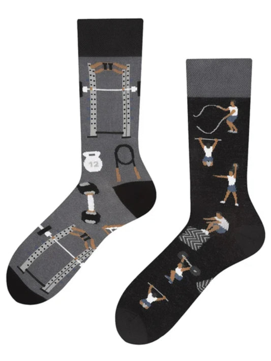 Fitnessstudio Socken, GYM Socken, Motivsocken oder weitere Themensocken auf Sockeläuft.de