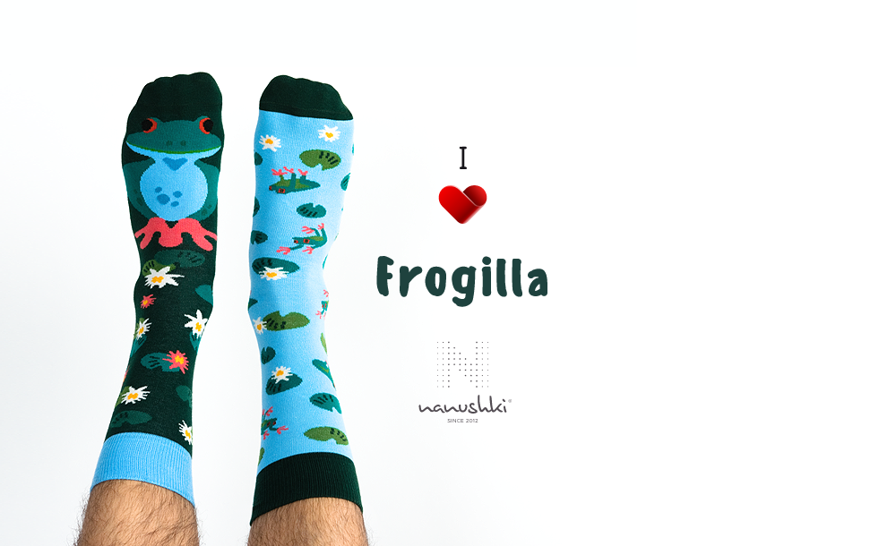 Frosch Socken, Socken mit Tiermotiven, Themensocken, Motivsocken, Geschenkidee für die Freundin.