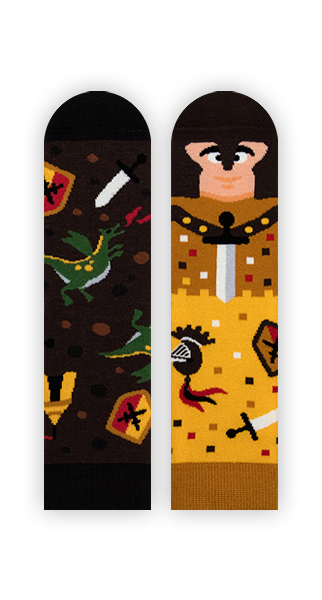 Kindersocken, Ritter Socken für Kinder, Motivsocken für Kinder.