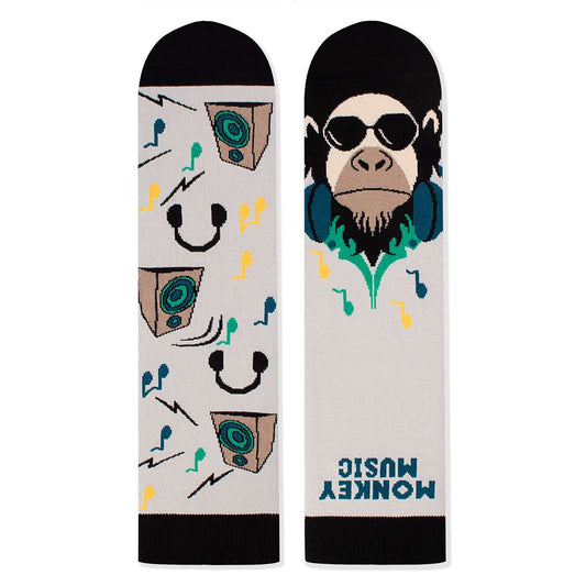 Affen Socken, Motivsocken, Themensocken, Geschenkidee für DJ