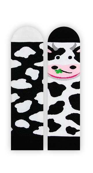 Kindersocken, Kuh Socken für Kinder, Motivsocken für Kinder.