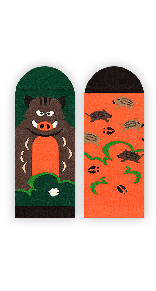 Sneakersocken, Wildschwein Sneakersocken, Motivsocken, Themensocken.