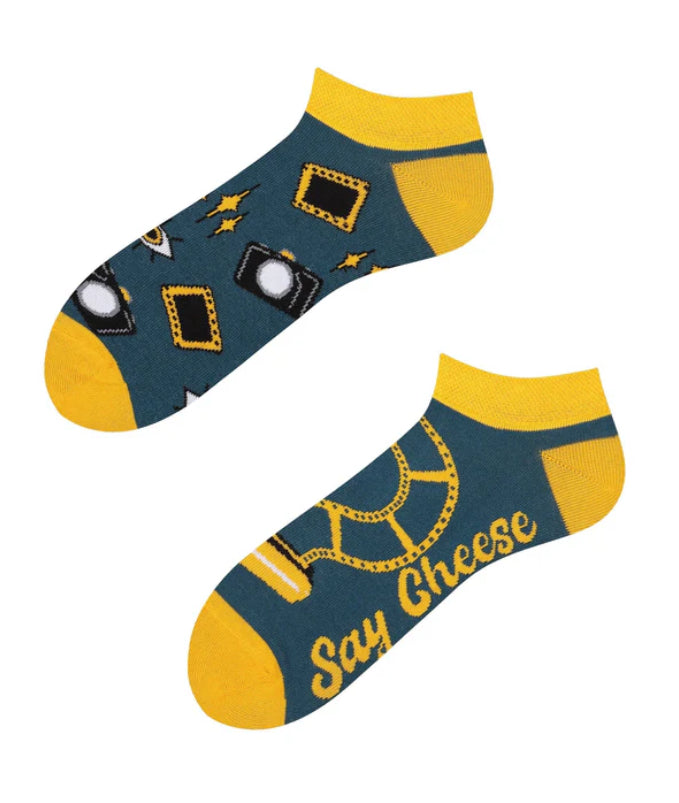 Kamera Socken, Sneakersocken, Motivsocken oder weitere Themensocken auf Sockeläuft