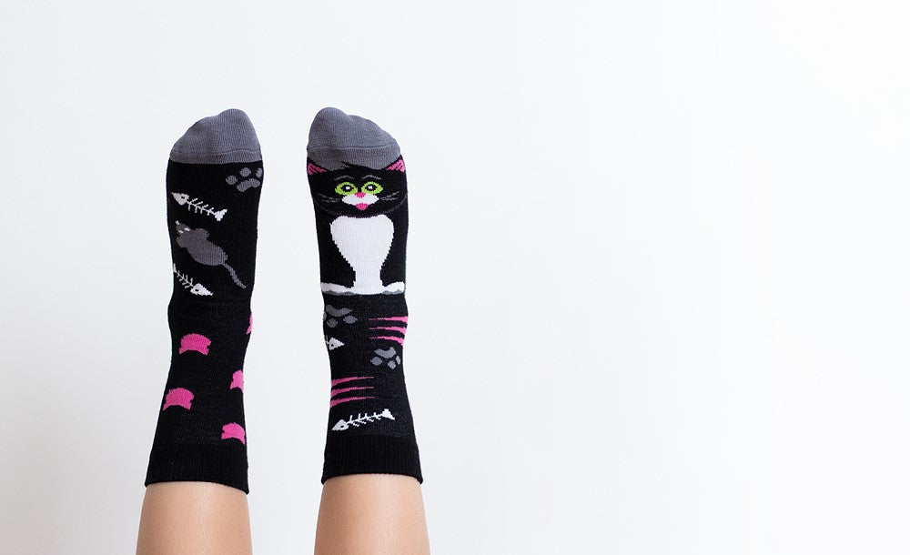 Kindersocken, Katzen Socken für Kinder, Motivsocken für Kinder.