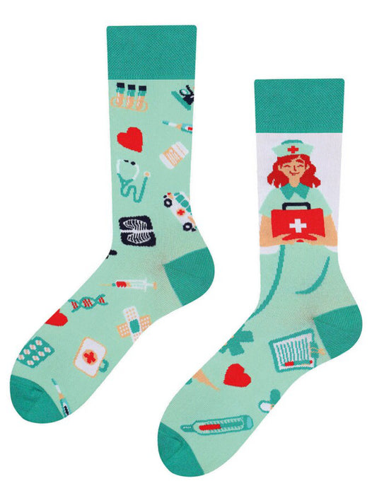 Krankenschwester Socken, Motivsocken oder weitere Themensocken auf Sockeläuft.de