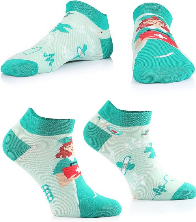 Krankenschwester Socken, Sneakersocken, Motivsocken oder weitere Themensocken auf Sockeläuft.de