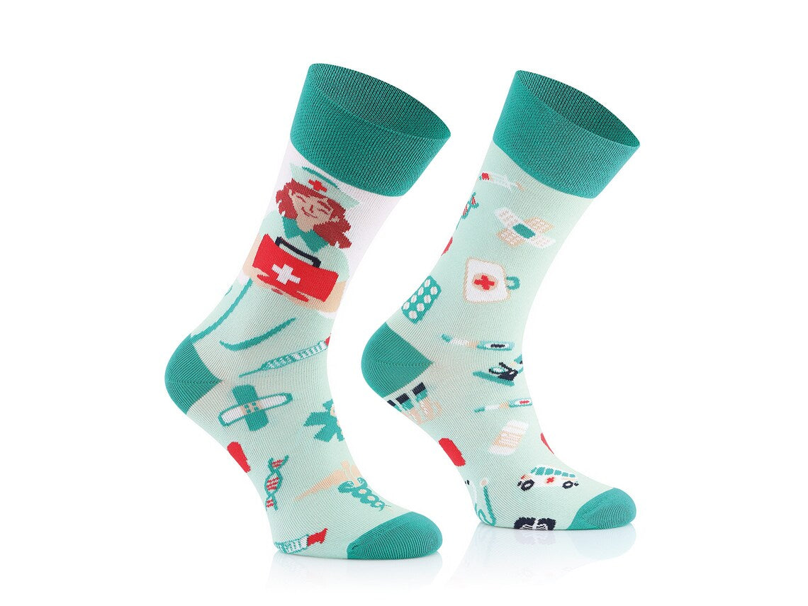 Krankenschwester Socken, Motivsocken oder weitere Themensocken auf Sockeläuft.de
