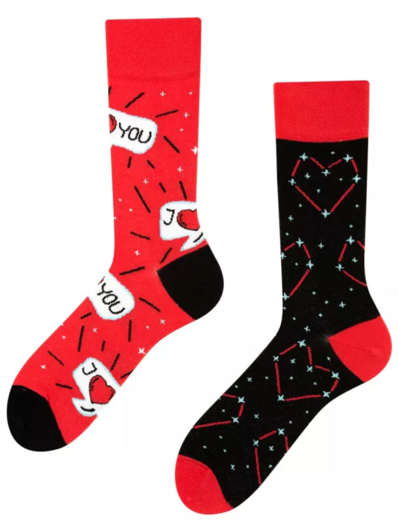 Love Socken, Paartnersocken, Motivsocken oder weitere Themensocken auf Sockeläuft.de
